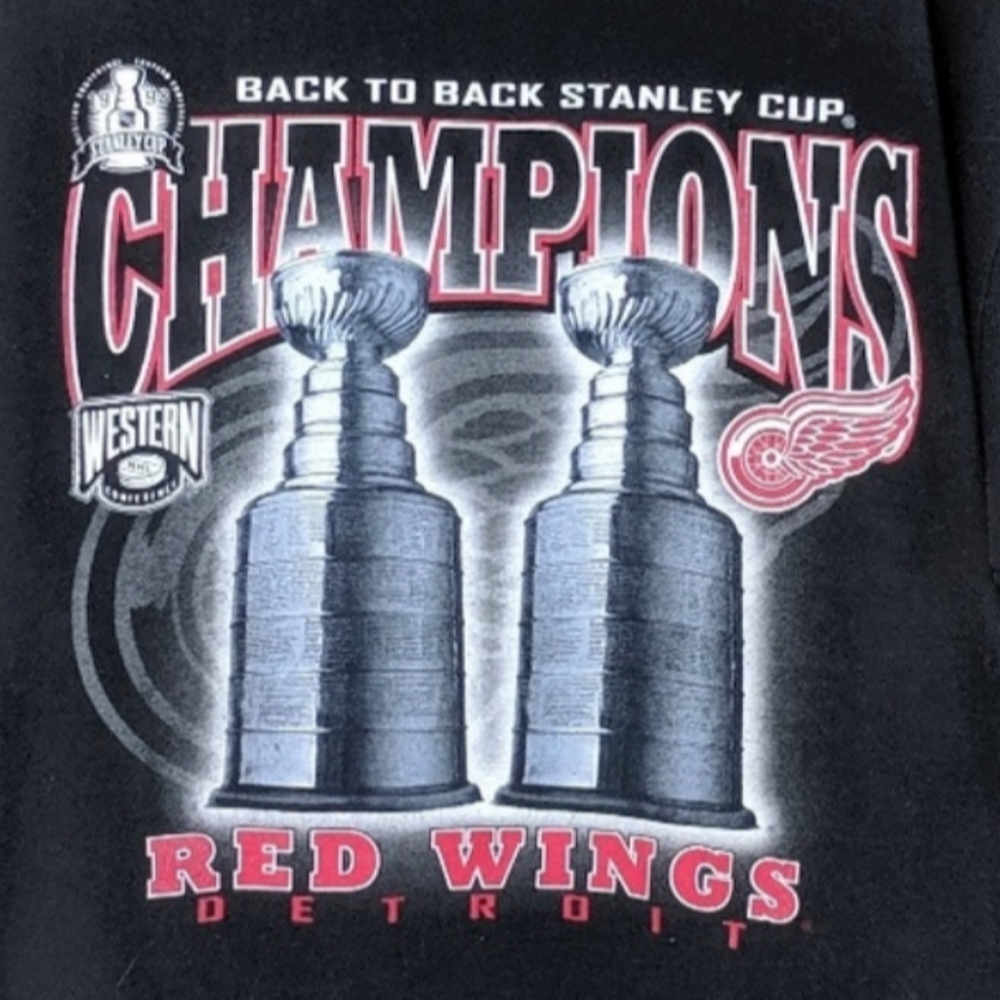 Red Wings 1998 Championship T Shirt